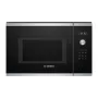 Kombinovaná mikrovlnná rúra Bosch Serie 6 BEL554MS0 — zabudovateľná, 900 W mikrovlny, 25 L, kremenný gril, teplovzdušná, nerezová