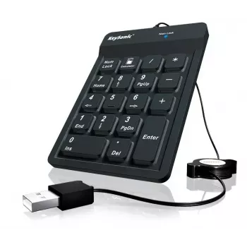 KeySonic ACK-118BK numerická klávesnica Universal USB čierna