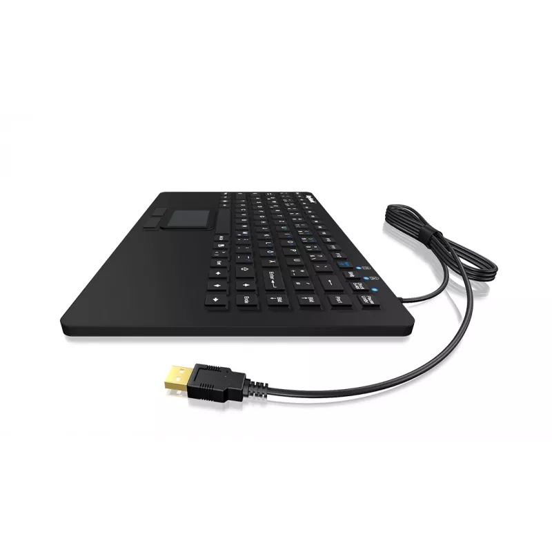 KeySonic KSK-5230 IN (US) klávesnica Office USB QWERTY US angličtina čierna