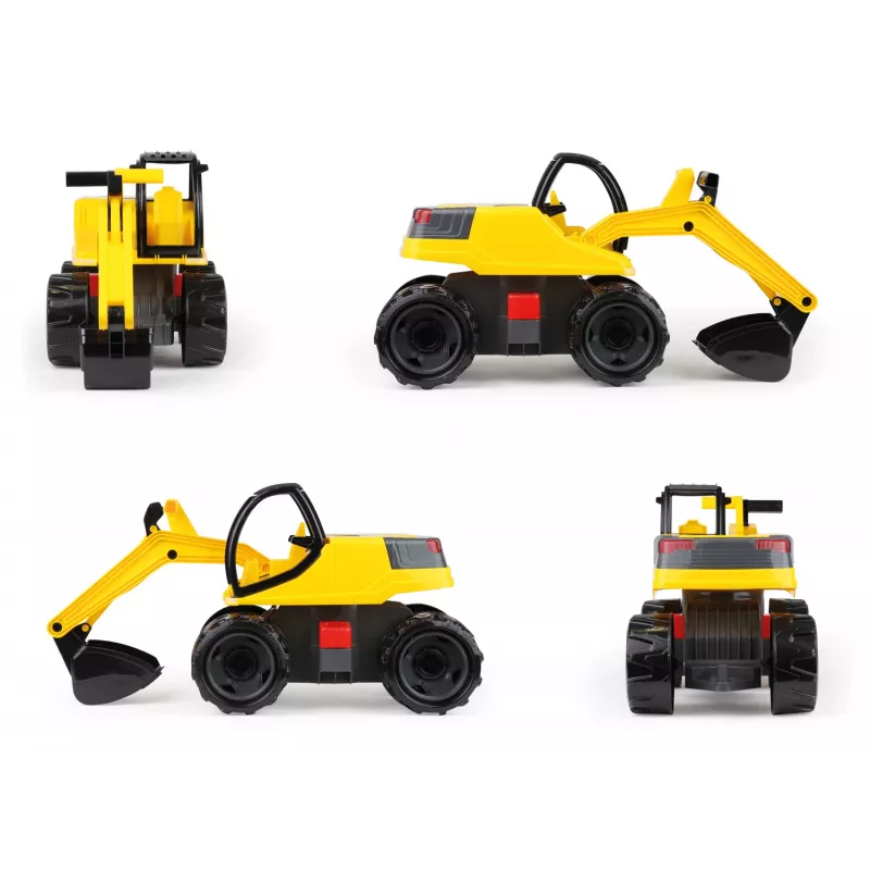 Lena GIGA TRUCKS Excavator Pro, bager, 3 roky, čierna, žltá