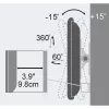 Techly nástenný držiak pre LCD LED 13-30 palcov, plne pohyblivý, biely