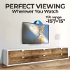 Techly nástenný držiak pre LCD LED 13-30 palcov, plne pohyblivý, biely