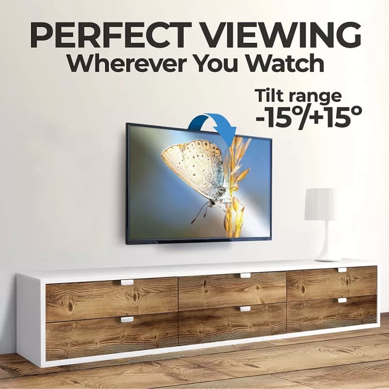 Techly nástenný držiak pre LCD LED 13-30 palcov, plne pohyblivý, biely