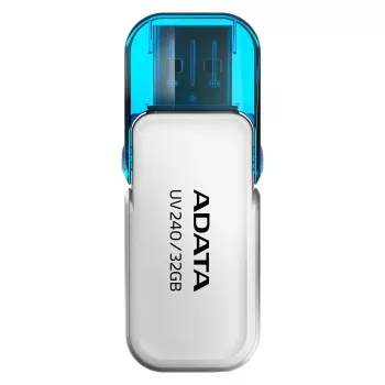 USB flash disk ADATA UV240 32 GB USB Type-A 2.0, biely, s krytkou