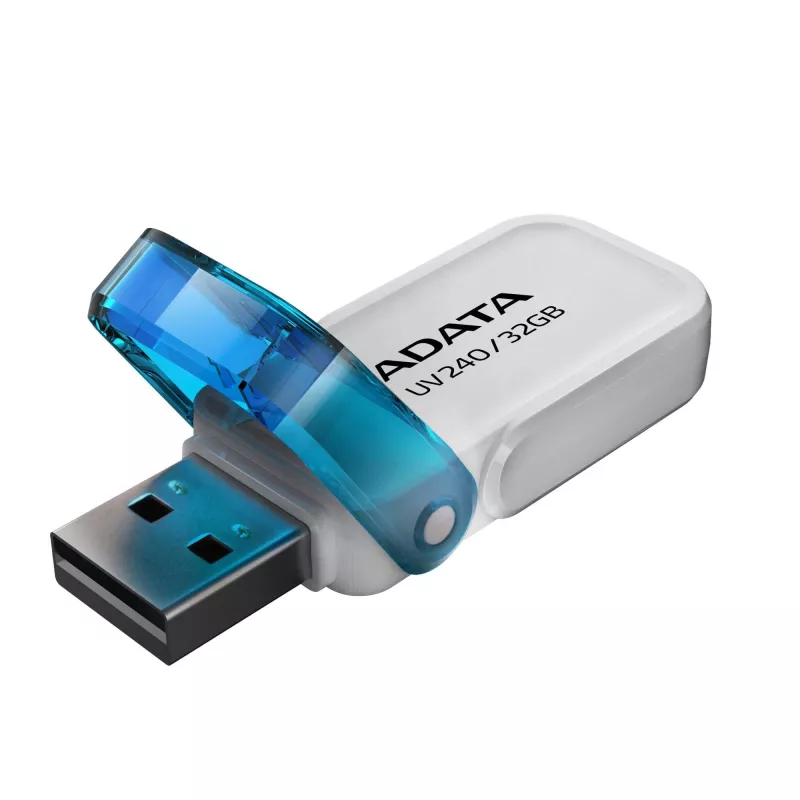 USB flash disk ADATA UV240 32 GB USB Type-A 2.0, biely, s krytkou