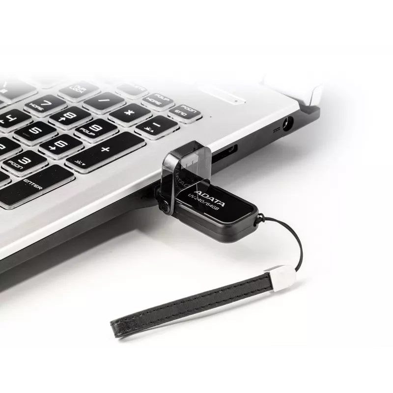 USB kľúč ADATA USB Type-A 2.0 64 GB UV240, čierny, s krytkou
