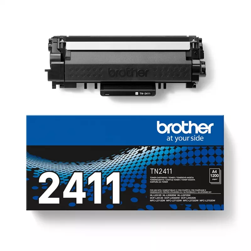 Tonerová kazeta Brother TN-2411 — čierna, balenie 1 ks, laserová tlač, ~1200 strán