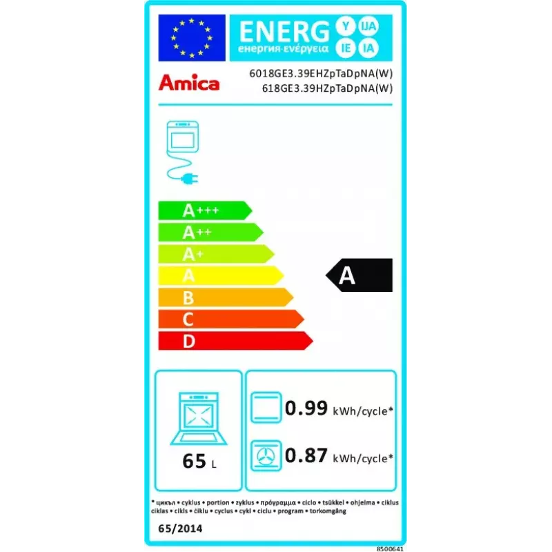 Voľne stojaci sporák Amica 618GE3.39HZpTaDpNA(W)