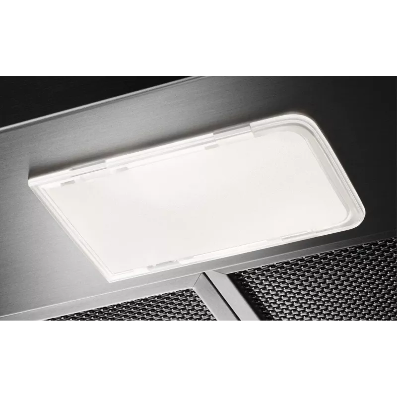 Nástenný digestor Electrolux LFC319X, nerez, 898×(69–102)×450 mm, 420 m³/h, 3 stupne, kovový filter
