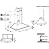Nástenný digestor Electrolux LFC319X, nerez, 898×(69–102)×450 mm, 420 m³/h, 3 stupne, kovový filter