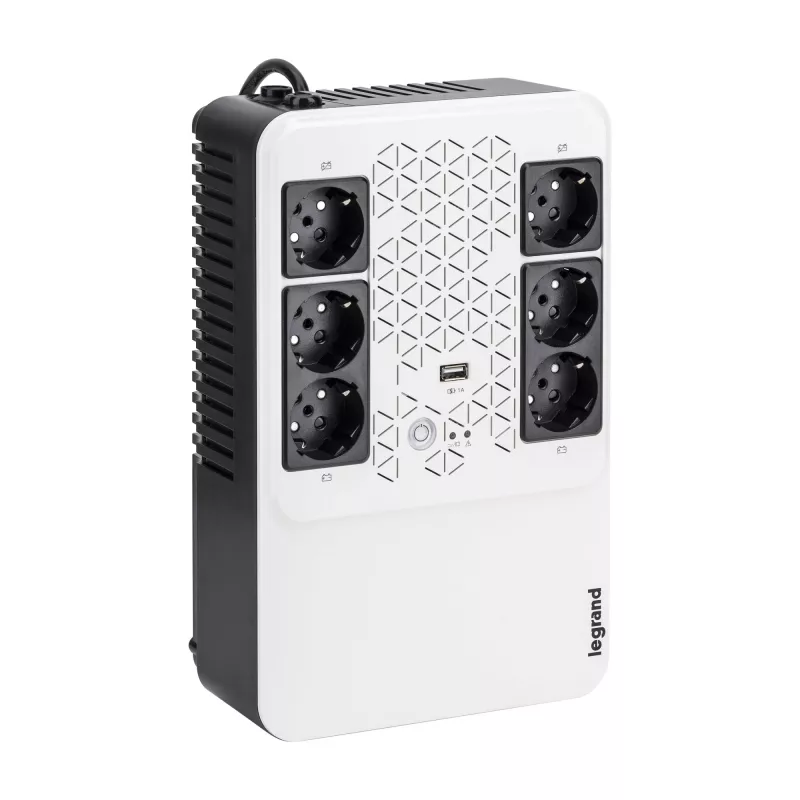 Legrand Keor ASI MULTIPLUG 600 FR neprerušiteľný zdroj napájania (UPS) line-interactive 0,6 kVA 360 W 6 zásuviek AC