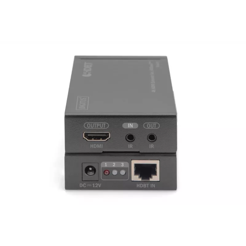 DIGITUS 4K HDMI predlžovač sada, HDBaseT 70 m cez sieťový kábel (Cat 5E, 6, 7) UHD 4K2K/30 Hz