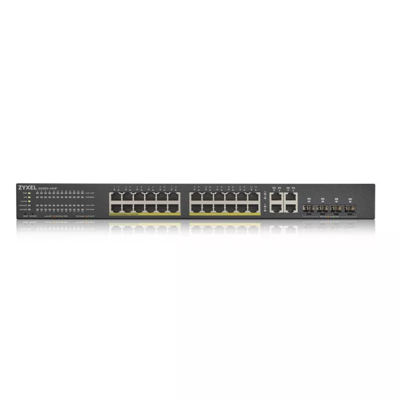 Zyxel GS1920-24HPV2 Managed Gigabit Ethernet (10/100/1000) Power over Ethernet (PoE) čierny