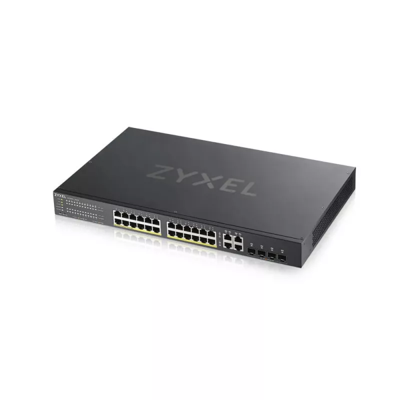 Zyxel GS1920-24HPV2 Managed Gigabit Ethernet (10/100/1000) Power over Ethernet (PoE) čierny