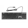 Káblová súprava klávesnice a myši IBOX IKMS606 — Full-Size-QWERTY-UK-anglická klávesnica, USB, čierna, myš 800 DPI
