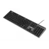 Káblová súprava klávesnice a myši IBOX IKMS606 — Full-Size-QWERTY-UK-anglická klávesnica, USB, čierna, myš 800 DPI