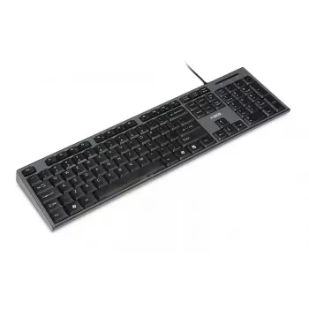 Káblová súprava klávesnice a myši IBOX IKMS606 — Full-Size-QWERTY-UK-anglická klávesnica, USB, čierna, myš 800 DPI
