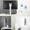 Techly ICA-LCD 260 držiak monitora / stojan 68,6 cm (27 palcov) na stôl biely