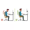 Techly ICA-LCD 260 držiak monitora / stojan 68,6 cm (27 palcov) na stôl biely