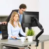 Techly ICA-LCD 514 držiak monitora / stojan 68,6 cm (27 palcov) na stôl čierny