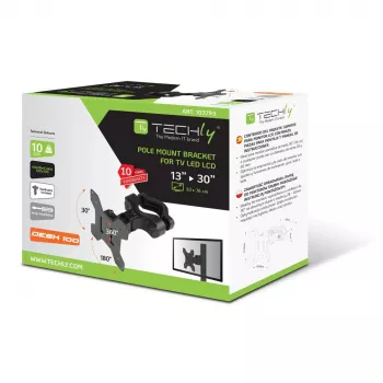 Techly ICALCD100BK stolový držiak čierny