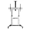 Techly ICA-TR24 mobilný stojan na TV, 60 – 100 palcov, 100 kg, s policami