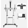 Techly ICA-TR24 mobilný stojan na TV, 60 – 100 palcov, 100 kg, s policami