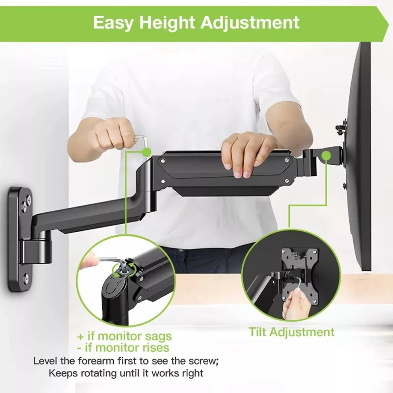 Techly ICA-LCD G112 TV držiak / stojan 81.3 cm (32 palcov) čierny