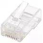 Intellinet RJ45 modulárny konektor samec, Cat5e, UTP, 3-zubový, pre plný drôt, 15 µ pozlátené kontakty, balenie 100 ks