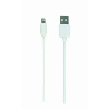 GEMBIRD USB na 8-pin nabíjací a dátový kábel, 1m – biely