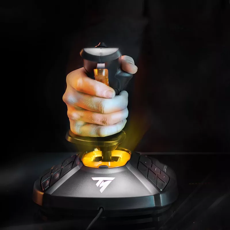 Thrustmaster T-16000M FC S čierny, oranžový USB joystick analógový / digitálny PC