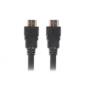 HDMI kábel LANBERG CA-HDMI-10CC-0150-BK — 15 m, HDMI Type-A konektor samec–samec, čierna, HDMI 1.4b