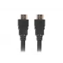 HDMI kábel LANBERG CA-HDMI-10CC-0150-BK — 15 m, HDMI Type-A konektor samec–samec, čierny, HDMI 1.4b