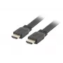 LANBERG HDMI kábel - M/m v2.0 4k plochý - 5m čierny