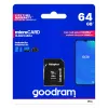 MicroSDXC pamäťová karta GOODRAM 64 GB UHS-I Class 10 (U1), rýchlosť čítania 100 MB/s, rýchlosť zápisu 10 MB/s, s SD adaptérom, čierna