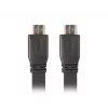 HDMI kábel LANBERG CA-HDMI-21CU-0018-BK 1,8 m – HDMI 2.0, 18 Gbit/s, ARC, Ethernet, pozlátený