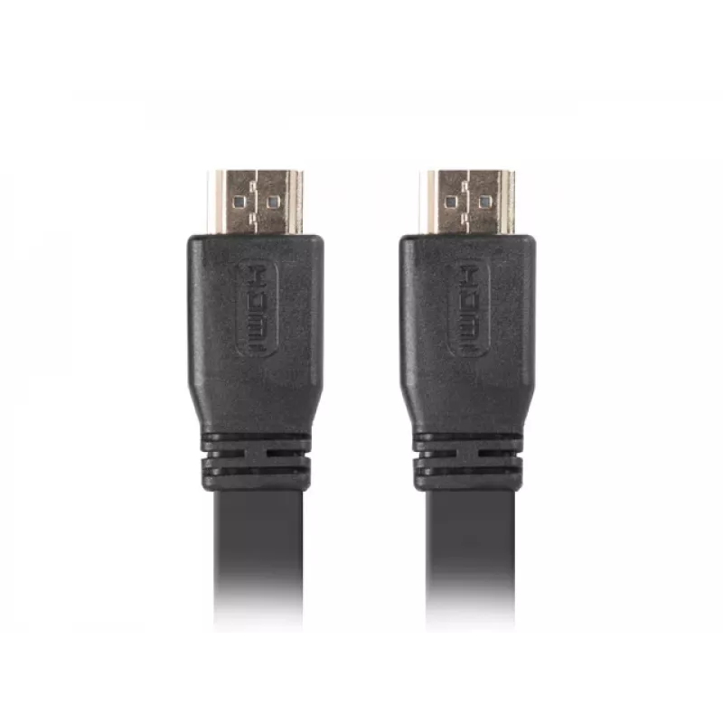 HDMI kábel LANBERG CA-HDMI-21CU-0018-BK 1,8 m – HDMI 2.0, 18 Gbit/s, ARC, Ethernet, pozlátený