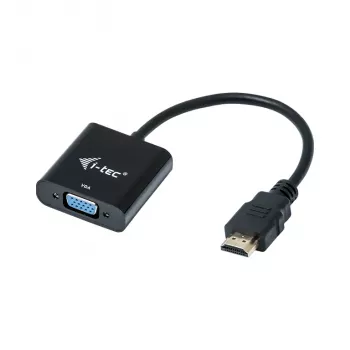 i-tec HDMI na VGA kábel adaptér, 0.15 m, HDMI, VGA, samec, samica, 1920 x 1080 pixels