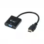 i-tec HDMI na VGA kábel adaptér, 0.15 m, HDMI, VGA, samec, samica, 1920 x 1080 pixels