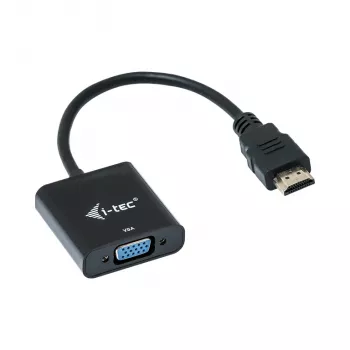 i-tec HDMI na VGA kábel adaptér, 0.15 m, HDMI, VGA, samec, samica, 1920 x 1080 pixels