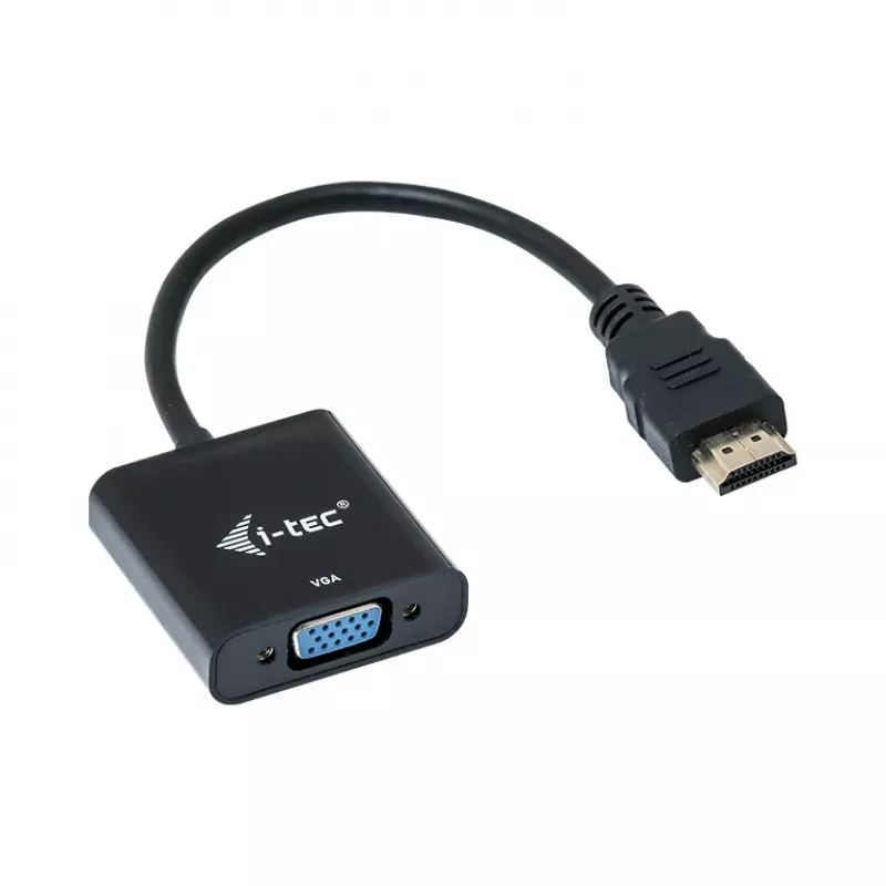 i-tec HDMI na VGA kábel adaptér, 0.15 m, HDMI, VGA, samec, samica, 1920 x 1080 pixels