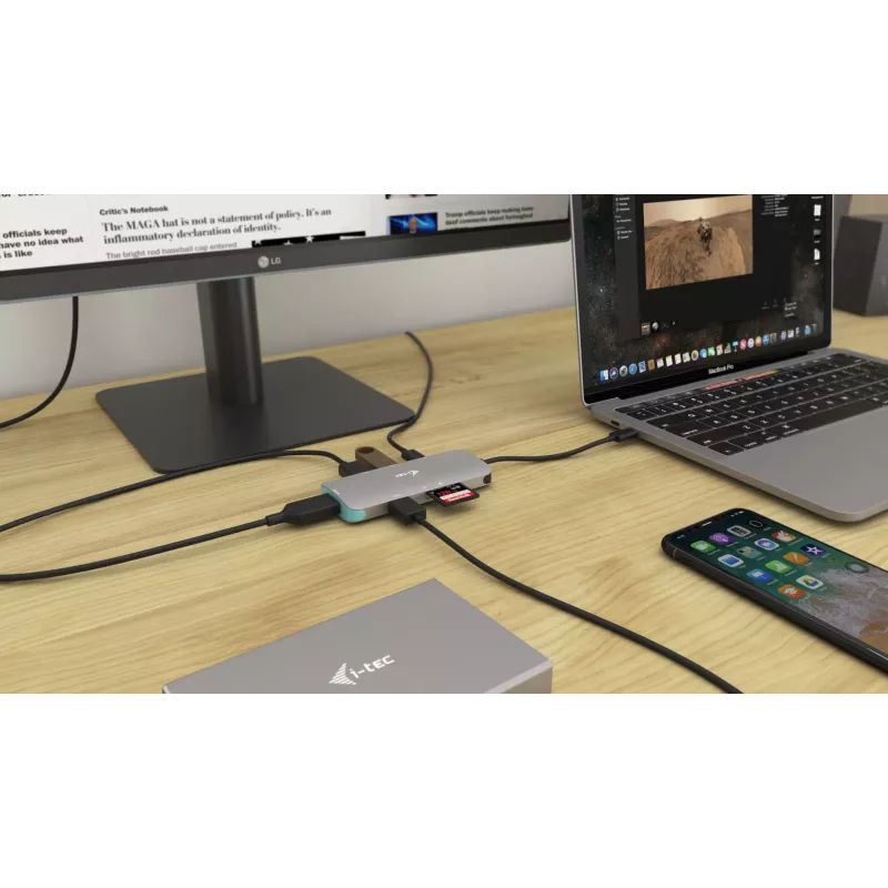 Dokovacia stanica i-tec Metal USB-C Nano Dock 4K HDMI + Power Delivery 100 W