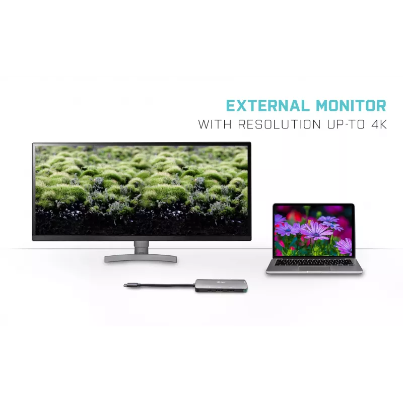 Dokovacia stanica i-tec Metal USB-C Nano Dock 4K HDMI + Power Delivery 100 W