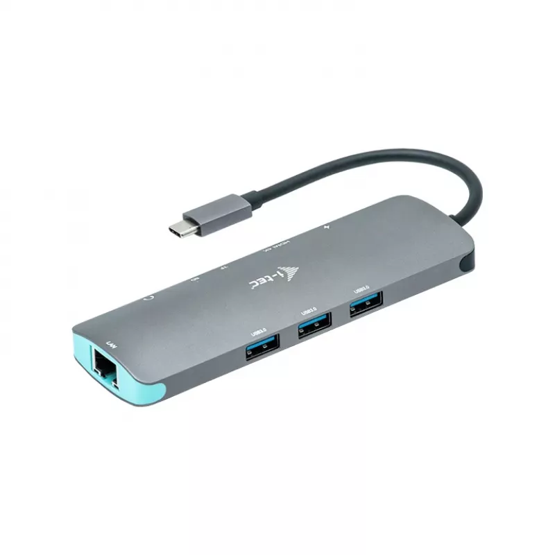 Dokovacia stanica i-tec Metal USB-C Nano Docking Station 4K HDMI LAN Power Delivery 100 W