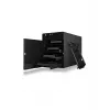 ICY BOX IB-3740-C31 puzdro na HDD/SSD čierne 2,5/3,5 palca
