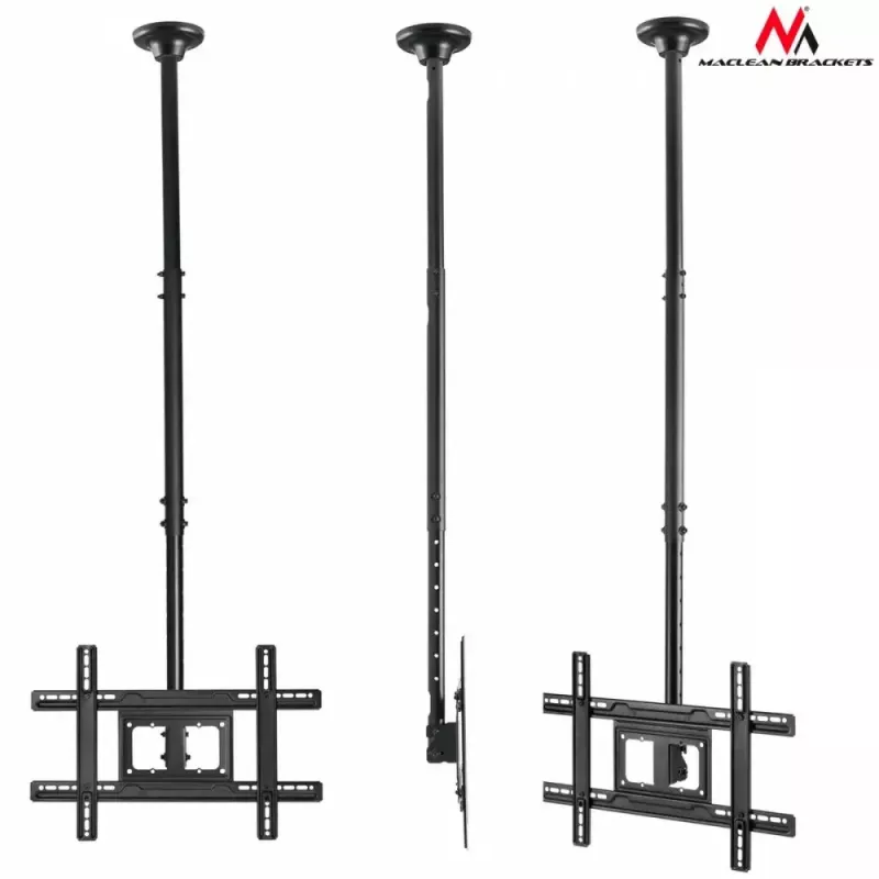 Stropný držiak MACLEAN MC-803 pre LED/LCD monitory 23–100 palcov do 50 kg VESA 600×400