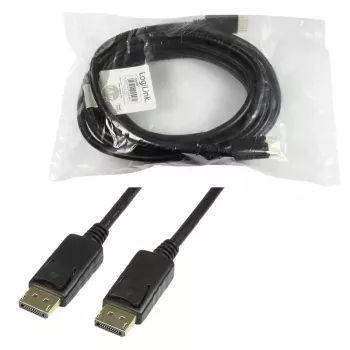 DisplayPort kábel LogiLink CV0076 7,5 m čierny