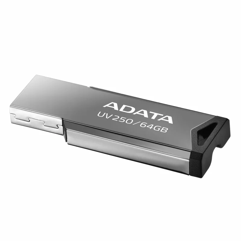 ADATA UV250 64 GB USB kľúč, USB 2.0, kovový, strieborný