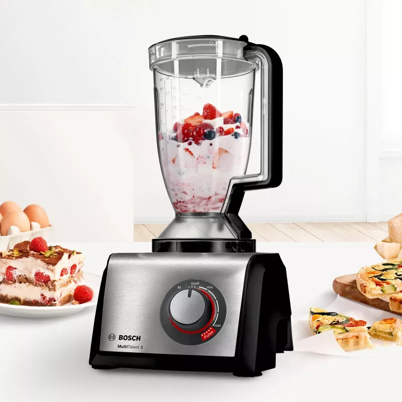 Bosch MC812M865 kuchynský robot 1250 W 3,9 L čierna, nerez