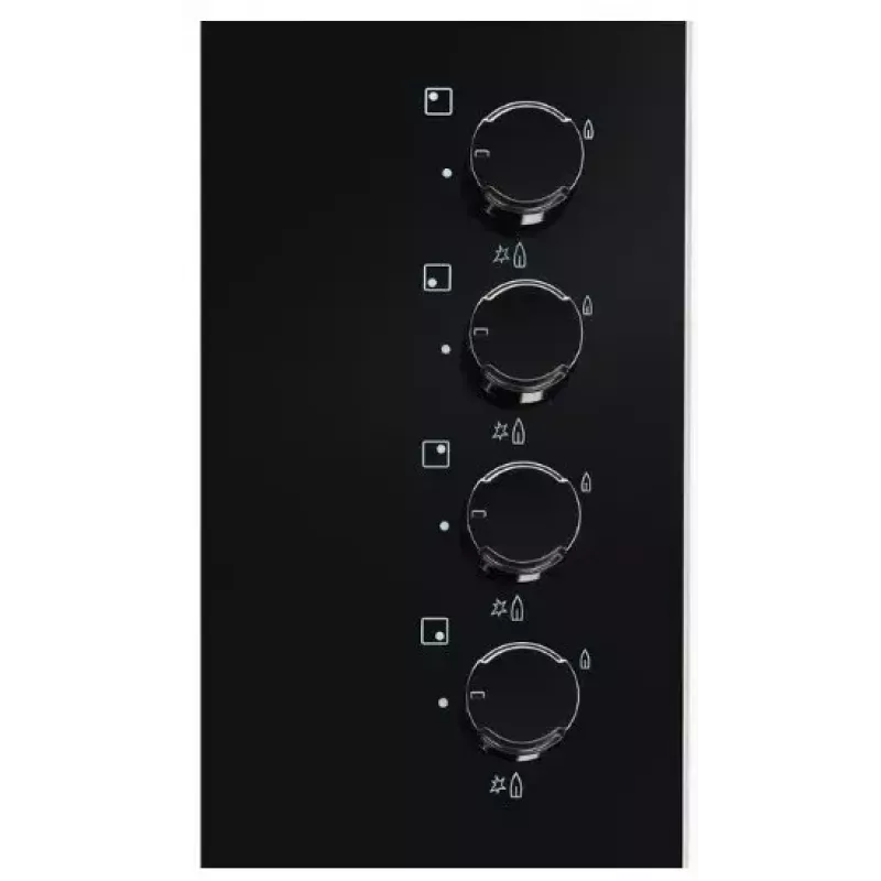 Electrolux EGG6407K čierna vstavaná plynová varná doska 59 cm 4 varné zóny